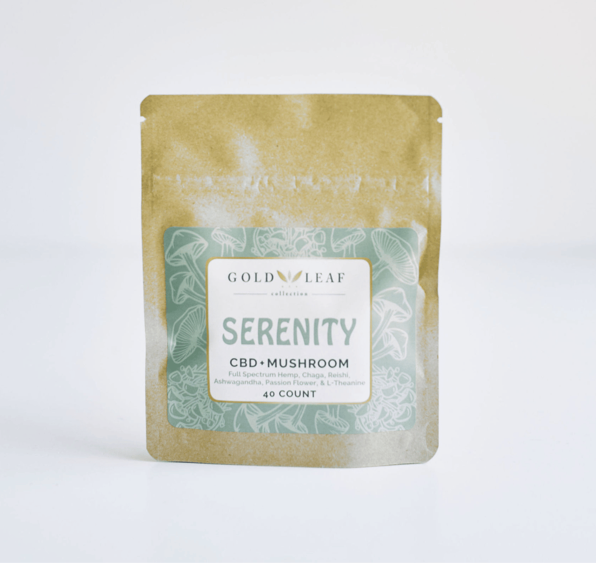 Serenity Functional Mushroom and CBD Blend. Formulated to help you feel your best.