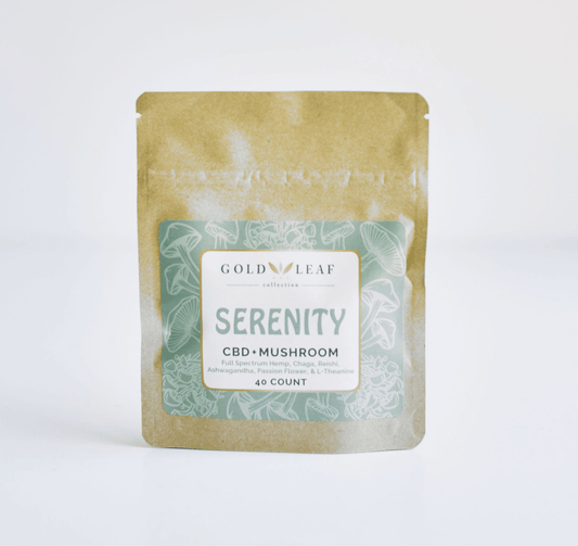 Serenity Functional Mushroom and CBD Blend. Formulated to help you feel your best.