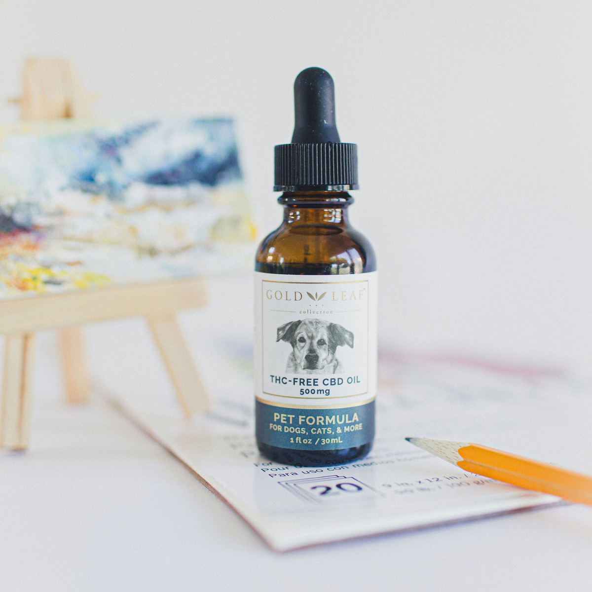 THC-Free Hemp Extract, Pet Formula – 500mg CBD