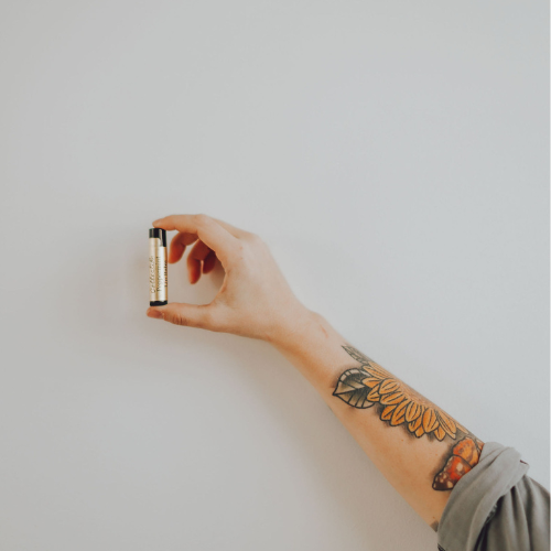 Lake Country Growers presents Gold Leaf Collection | CBD infused Lip Balm | Peppermint, 30mg per CBD per stick
