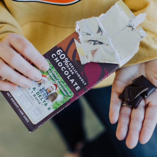 Gold Leaf Collection by Lake Country Growers | Delta-8 Chocolate 5:1 | Created in partnership with Captain's Chocolate