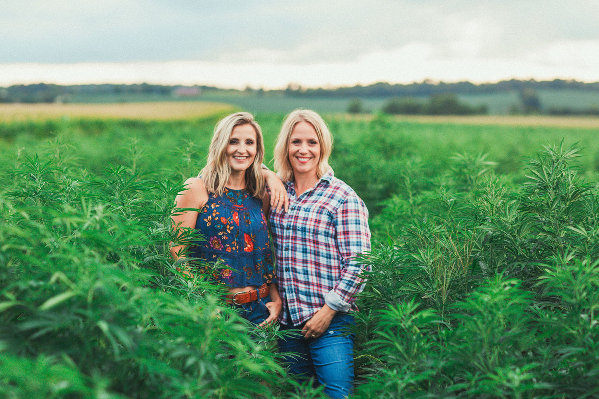 Lake Country Growers founders on their family hemp farm in Wales, Wisconsin