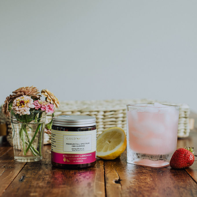 Broad Spectrum Gummies - Strawberry Lemonade
