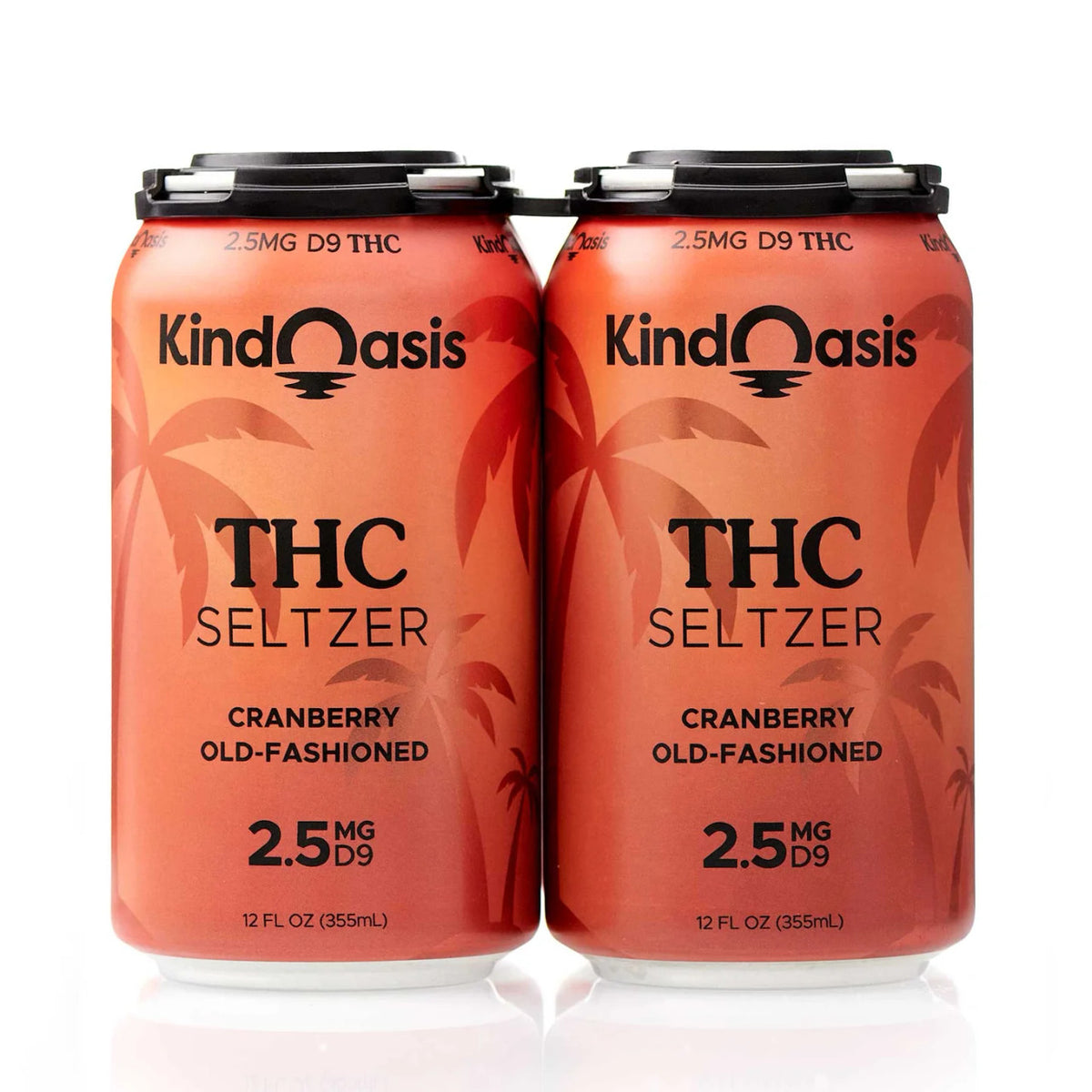 Cranberry Old Fashion Delta 9 Drink - 4 pack (2.5mg per can)