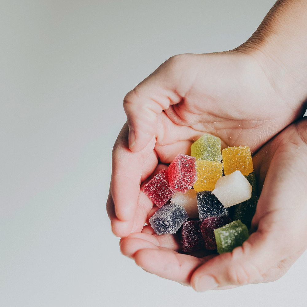 Gold Leaf Collection Full Spectrum Wisconsin Grown CBD gummies made with Wisconsin grown hemp by the FARMILY