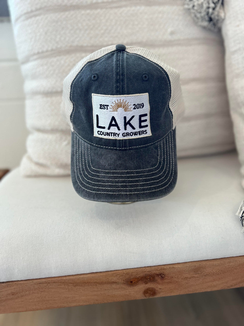 Lake Country Growers black snap back hat